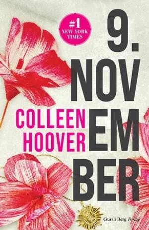Omslag: "9. november" av Colleen Hoover